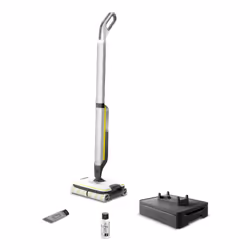Kärcher FC 7 CORDLESS, Electric broom, Bagless, Black, White, Yellow, 0.4 L, 0.2 L, Dry&wet
