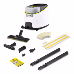 Kärcher SC 4 Deluxe, Cylinder steam cleaner, 1.3 L, Multicolour, Rotary, 50 cm, 5 m
