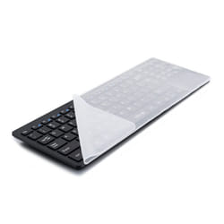 kwmobile Rugged, ultra-thin Keyboard Protector Silicone for 15" - 17" Laptop/Notebook / Ultrabook in transparent - effective protection from dirt