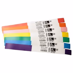 Zebra Z-Band Splash, Orange, Self-adhesive printer label, Direct thermal, 1" x 10", 350 pc(s)
