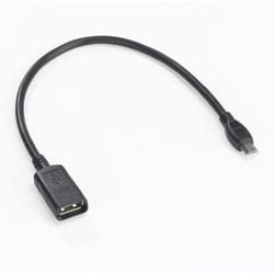 Motorola Mini USB/USB F USB cable Mini-USB A USB A Black
