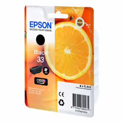 Epson 33 Claria Oranges Premium Ink Cartridge - Black