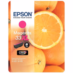 Epson 33XL Magenta Oranges High Yield, Genuine, Claria Premium Ink, Amazon Dash Replenishment Ready