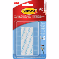 3M Command Mini Clear Refill Strips