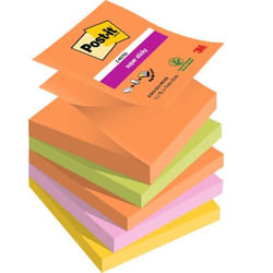 Post-It Post it Super Sticky Z Notes Boost Colours 76x76mm 90 Sheets (