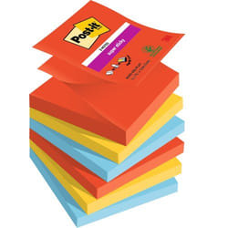 Post-It Post it Super Sticky Z Notes Playful Colours 76x76mm 90 Sheets