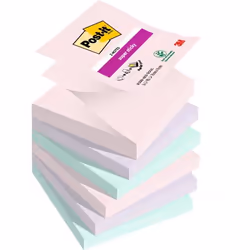 Post-It Post it Super Sticky Z Notes Soulful Colours 76x76mm 90 Sheets