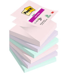 Post-It Post it Super Sticky Z Notes Soulful Colours 76x76mm 90 Sheets
