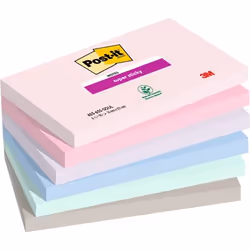 Post-It Post it Super Sticky Notes Soulful Colours 76x127mm 90 Sheets