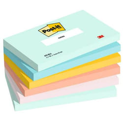 Post-It 655-6-BEA note paper Rectangle Blue, Green, Orange, Pink, Yellow 100 sheets Self-adhesive