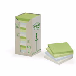 Recycled Post-it® Notes stick the way only Post-it® Notes do. while helping you reduce your environmental impact.- A greener ...