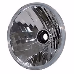 SHIN YO H4 headlight insert, symmetrical prismatic reflector with clear glass, 7 in.