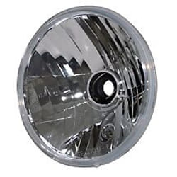 SHIN YO H4 headlight insert, symmetrical prismatic reflector with clear glass, 7 in.