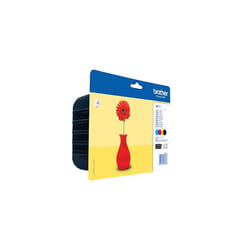Brother LC121C/LC121M/LC121Y/LC121BK Inkjet Cartridges | Multi Pack | Standard Yield | Cyan, Magenta, Yellow & Black | Brother Genuine Supplies