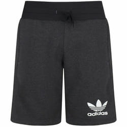 Men Adidas Shorts Fleece Fabric Knee Length Pant - Black - S18359, S