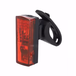 XLC 2500218910, Bike flashlight, Black, Red, LED, 5 h, 1 pc(s)