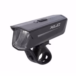 XLC 2500218909, Bike flashlight, Black, Battery level, LED, 15 lm, 80 lm