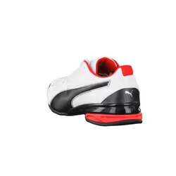 PUMA Men's Tazon 6 FM Competition Running Shoes  White Black Silver  12