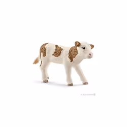 Schleich North America Simmental Calf Toy Figure