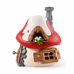 schleich The Smurfs Smurf house with 2 figurines