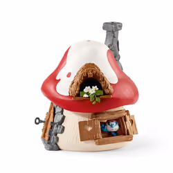 schleich The Smurfs Smurf house with 2 figurines - Additional view 4