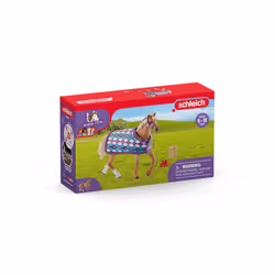 schleich HORSE CLUB English Thoroughbred with blanket - Additional view 4