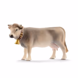 schleich FARM WORLD Braunvieh cow, 3 yr(s), Multicolour, Plastic, 1 pc(s)