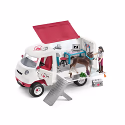 schleich Mobile Vet with Hanoverian Foal, 5 yr(s), Multicolour