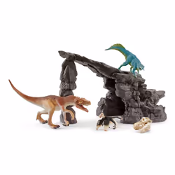 schleich Dino set with cave - 41461, 4 yr(s), Multicolour, Plastic