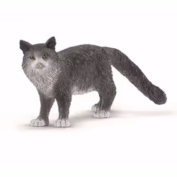 schleich FARM WORLD Maine Coon cat, 3 yr(s), Multicolour, Plastic, 1 pc(s)