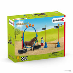 schleich FARM WORLD Pony agility race