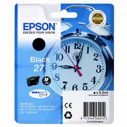 Epson Alarm Clock No.27 Series Standard Ink Cartridge - Black