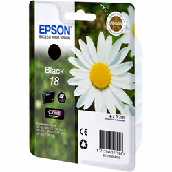 Epson 18 Black Daisy Genuine, Claria Home Ink Cartridge, Amazon Dash Replenishment Ready