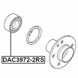 FEBEST DAC3972-2RS not categorized