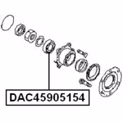 FEBEST DAC45905154 not categorized