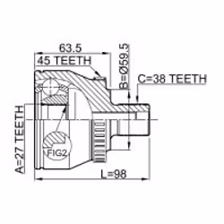 FEBEST 1710-011A45 not categorized