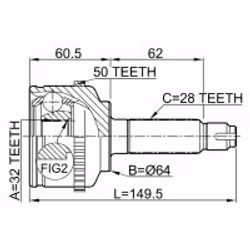 FEBEST 0310-CGA50 not categorized
