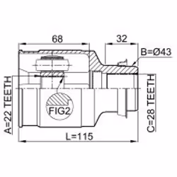 FEBEST 0511-323FRH not categorized - Additional view 2