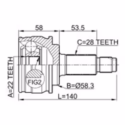 FEBEST 0710-GVJB not categorized