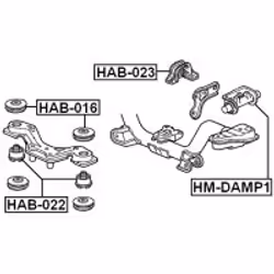 FEBEST HM-DAMP1 not categorized