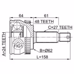 FEBEST 2210-NSP20A48 not categorized