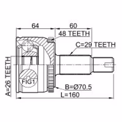 FEBEST 2910-DIVF not categorized