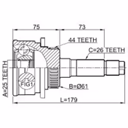 FEBEST 0510-B25A44 not categorized