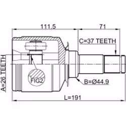 FEBEST 1611-164FLH not categorized