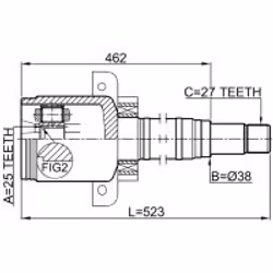 FEBEST 1611-169CVTRH not categorized