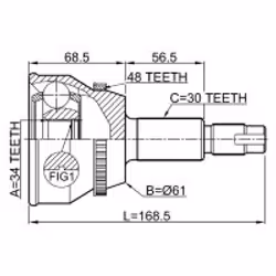 FEBEST 0110-MHU38A48 not categorized - Additional view 2
