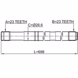 FEBEST 0112-ZZT251RH