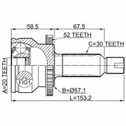 FEBEST 1210-SFA52R not categorized