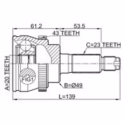 FEBEST 1810-AGIA43 not categorized