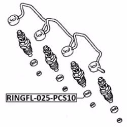 FEBEST RINGFL-025-PCS10 not categorized - Additional view 2